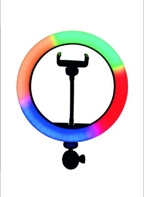 Lampe annulaire Led multicolore